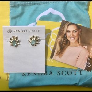 Kendra Scott Blue Cats Eye Studs